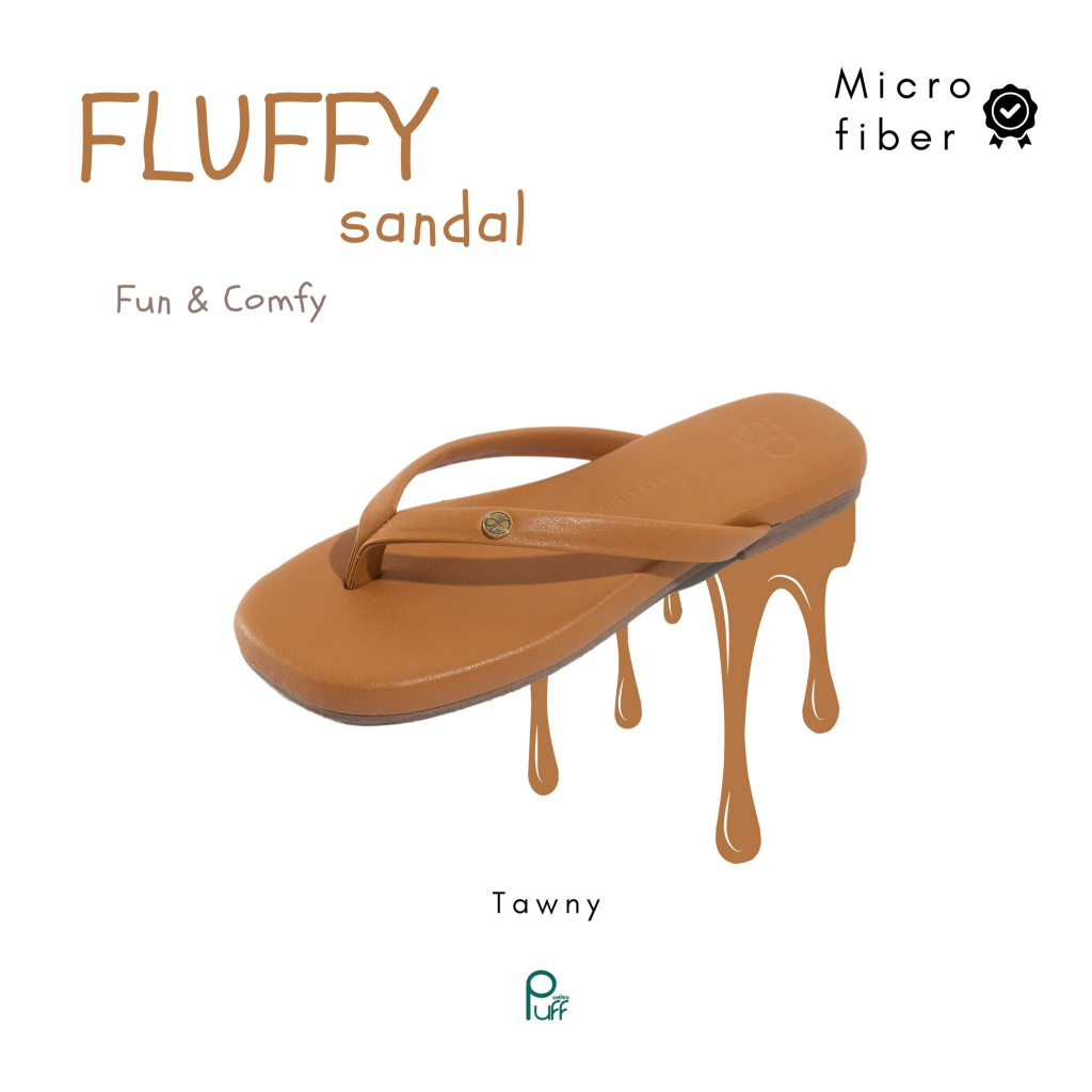 PUFFSHOES.OFFICIAL : Fluffy V.2 Tawny
