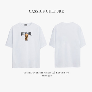 CASSIUS PREMIUM COTTON OVERSIZE เสื้อยืดสกรีนลาย พรีเมี่ยม retriever