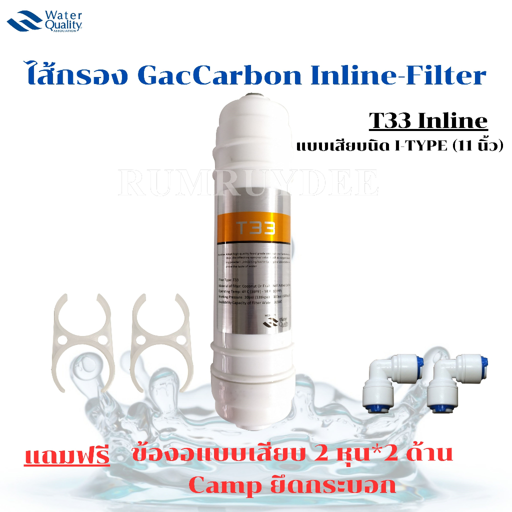 ไส้กรองคาร์บอน inline ชนิด แคปซูล