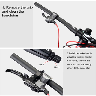 🚚1 คู่คันโยกเบรคจักรยานอลูมิเนียมเบามากจักรยานเบรคจับ 2.2 ซม. BMX เบรคมือจับ MTB จักรยานเสือหมอบอุปกรณ์เสริมจักรยาน