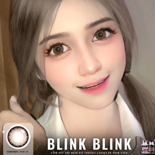 ร้านเลนส์สวยคอนแทคWink Wow รุ่นฺBlink Blink /สีเทา /สี น้ำตาล  ยอดขายดีมาก  นำเข้าจากเกาหลีมี อย.100%