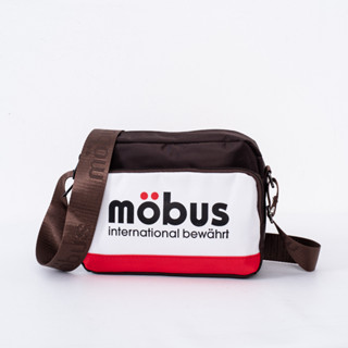 Mobus กระเป๋าสะพายข้างผู้ชาย ขนาดกลาง 2 ช่องซิป พร้อมส่ง 7 สี (1623)