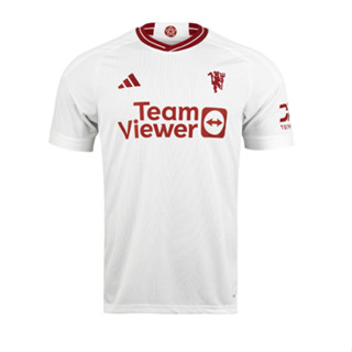 เสื้อเเข่งทีมเเมนยูตัวที่ 3  ADIDAS MAN UTD 2023/2024 THIRD REPLICA JERSEY - CLOUD WHITE