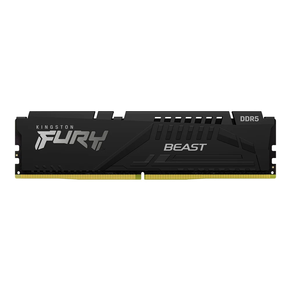 16GB (16GBx1) DDR5 5200MHz RAM  KINGSTON FURY BEAST DDR5 (BLACK) (KF552C40BB-16)