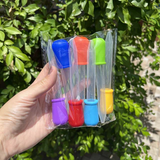 ดรอปเปอร์​ หลอดหยดสี หลอดหยดสำหรับเด็ก 5 ml. dropper sensory play ของเล่นเสริมพัฒนาการเด็ก พร้อมส่ง