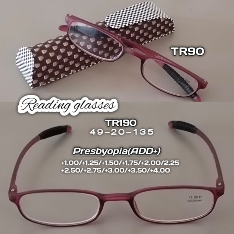 TR90 TR190 READING GLASSES แว่นสายตายาว