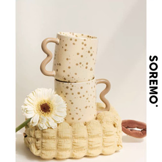 (มีโค้ดส่วนลด‼️) พรีออเดอร์ แก้วกาแฟเซรามิค แก้วมินิมอล Mug แบรนด์ SOREMO