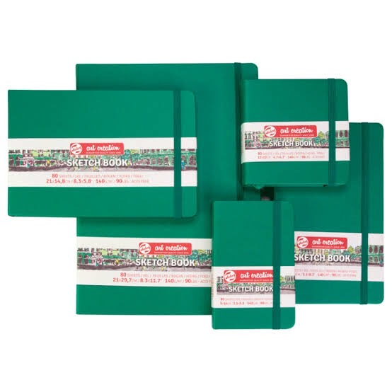 Art Creation Sketch notebook 140g 80 sheets สมุดสเก็ตช์ ปกหนัง สมุดไม่มีเส้น 140แกรม 80 แผ่น มีหลายข