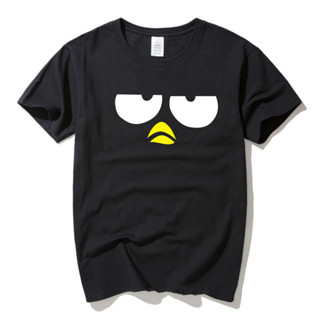 Sanrio Bad Badtz-maru ซน XO เพนกวินเย็นเสื้อยืดผู้ชายผ้าฝ้ายแขนสั้นน่ารัก