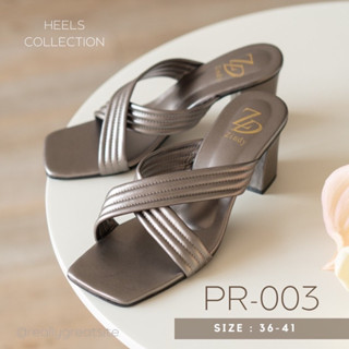Rosieshoes รองเท้าเปิดส้น รุ่น PR-003 ส้นสูง 2.5 นิ้ว