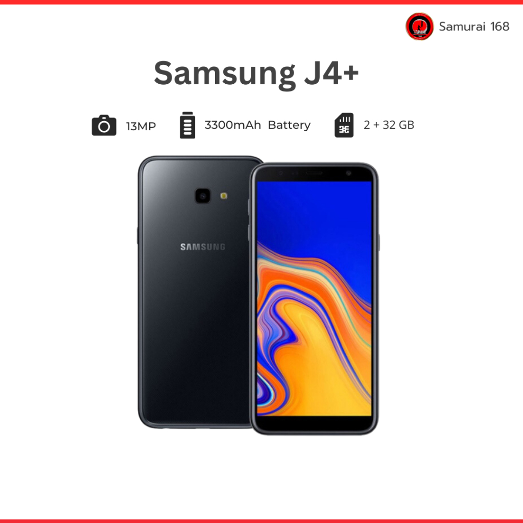 [ พร้อมส่ง ] Samsung Galaxy j4+ สมาร์ทโฟน หน้าจอ 6 นิ้ว RAM 2 + ROM 32