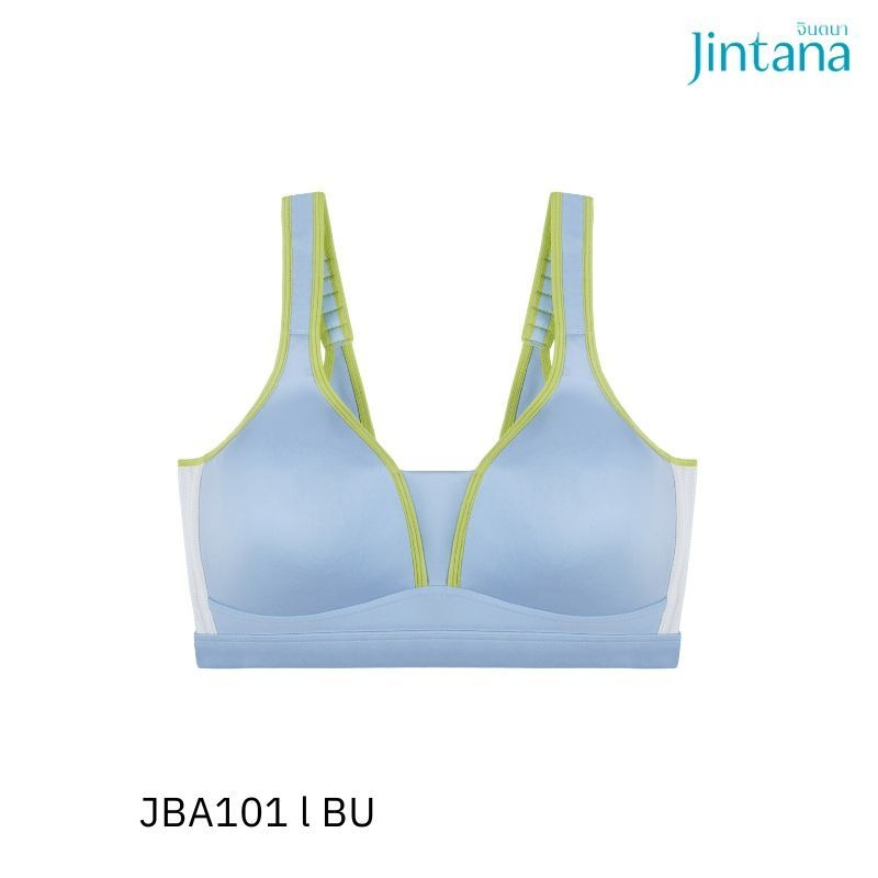 Jintana สปอร์ตบรา ไม่มีโครง รุ่น Active รหัส JBA101 ใส่สบาย กระชับ ระบายอากาศดี กระชับทุกการเคลื่อนไหว