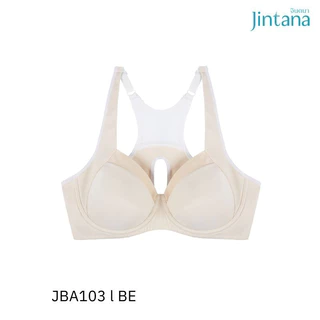 Jintana สปอร์ตบรา มีโครง รุ่น Active รหัส JBA103 ใส่สบาย กระชับ ระบายอากาศดี กระชับทุกการเคลื่อนไหว