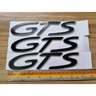 โลโก้ตัวอักษร จีทีเอส ขนาด 17 * 4 cm พอร์ช ปอร์เช่ คาเรร่า 2007 Porsche Carrera * GTS * letter emblem logo 3 color