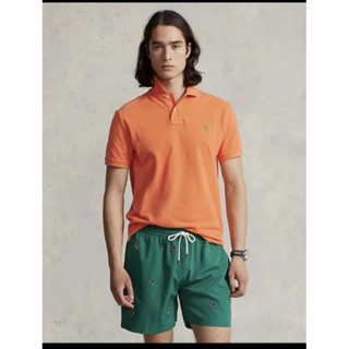 Polo Ralph Lauren The Iconic Mesh Custom slim fit สีส้ม สีชมพูอ่อน สีชมพูเข้ม สีแทน สีฟ้า คอลเลชั่นใหม่สีใหม่