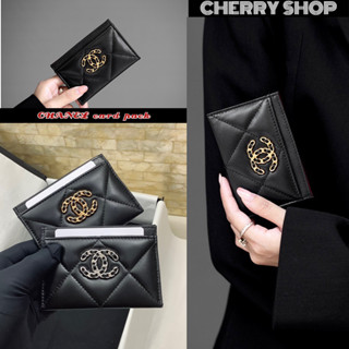 🍒CHANEL 19 Card Holders สุภาพสตรี / กระเป๋าใส่บัตร🍒AP1167