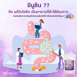 [Dr. Aum] Inulin ผงอินูลิน 100% ไฟเบอร์ธรรมชาติ Prebiotic จากประเทศเบลเยี่ยม