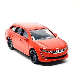 Majorette Peugeot 508 SW - สีแดง /Wheels 14SB /scale 1/62 (3 inches) no Package