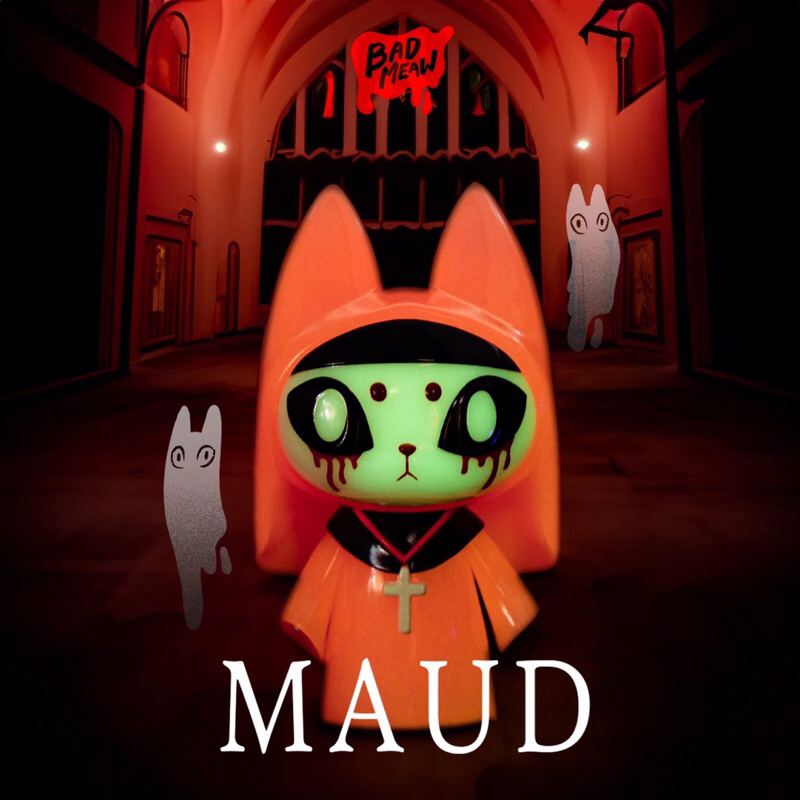 BADMEAW x The Nun “Maud” สี Red GID : Glow in the dark : Mueanfun Illusion : BAD MEAW : Blackhood - ของแท้ 100%