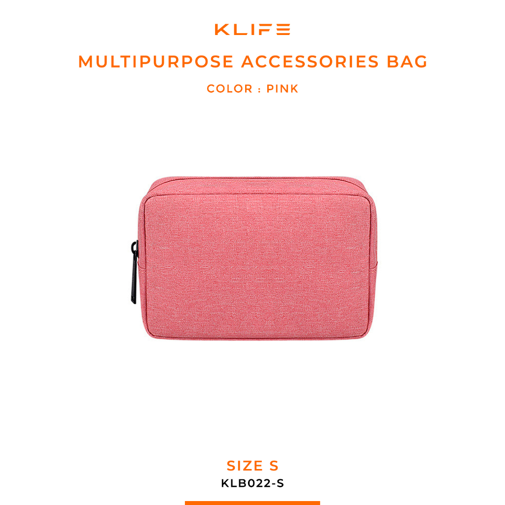 พร้อมส่ง🔥กระเป๋าใส่ของ KLIFE MULTIPURPOSE เก็บสายชาร์จ หูฟัง กันกระแทก กันน้ำ ใส่ได้เยอะ