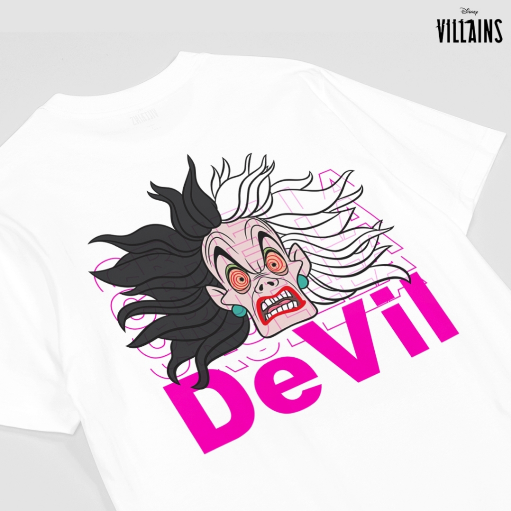 Power 7 Shop เสื้อยืดการ์ตูน "Villains" ลิขสิทธิ์แท้ DISNEY (TMX-005) — صورة 4