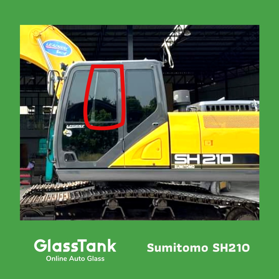 กระจกบานเลื่อนประตู Sumitomo SH210  /SH130 กระจกแม็คโคร