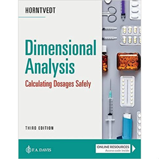 Dimensional Analysis: Calculating Dosages Safely (Paperback) ISBN:9781719646284