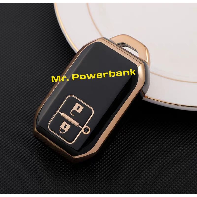 Suzuki  All New Suzuki Swift 2018-2023 เคสกุญแจ แบบ2ปุ่มเคสออลนิวซูซุกิสวิฟท์เคสหรูหราพร้อมพ่วงกุญแจ อย่างดี - รูปที่ 3