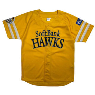 เสื้อเบสบอล SoftBankHAWKS  Size S-L