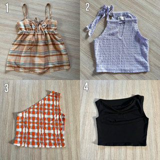 เสื้อสายเดี่ยว, เสื้อปาดไหล่ #เสื้อมือสองคุณภาพดี