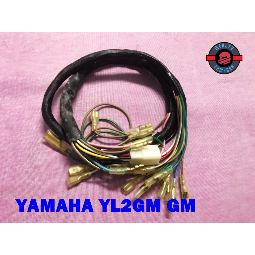 #ชุดสายไฟมอเตอร์ไซค์ YAMAHA YL2GM GM // Wire Wiring Set