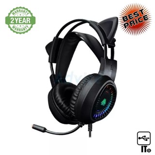 Headset EGA LITE (H103) Black ประกัน 1Y หูฟัง เฮดเซ็ท