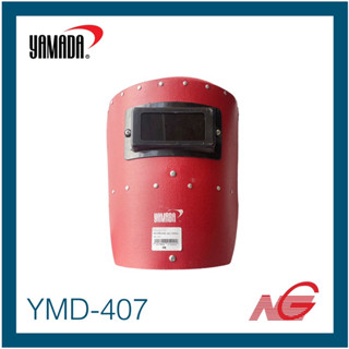 YAMADA ยามาดะ หน้ากากเชื่อม มือถือ รุ่น YMD-407 สีแดง พร้อมกระจก