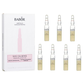 BABOR Ampoule Concentrates - SOS Calming (For Sensitive, Irritated Skin) - 7x2ml/0.06oz