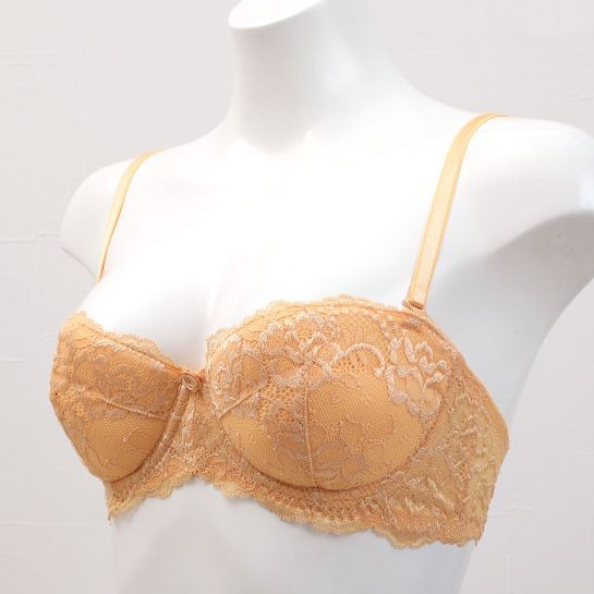 Annebra บราเสริมทรง ตะขอหลัง ทรง1/2เต้า มีโครง เสริมฟองน้ำ Extra Lift Strapless Foam Bra รุ่น AB1-555(White,80B)