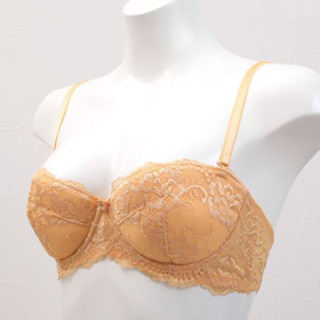 Annebra บราเสริมทรง ตะขอหลัง ทรง1/2เต้า มีโครง เสริมฟองน้ำ Extra Lift Strapless Foam Bra รุ่น AB1-555