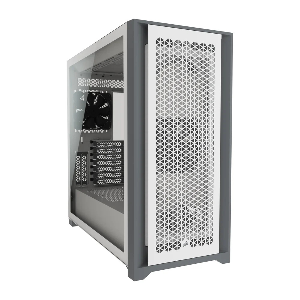 CASE  CORSAIR 5000D AIRFLOW TEMPERED GLASS (WHITE) (CC-9011211-WW)