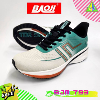 Baoji รุ่น BJM 793 Running รองเท้าผ้าใบ บาโอจิ สำหรับผู้ชาย ใส่วิ่ง ออกกำลังกาย ทำงาน เที่ยว น้ำหนักเบา