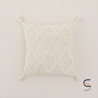 SARABARN Diamond Cushion Cover | ปลอกหมอนมีพู่ ปลอกหมอนอิง