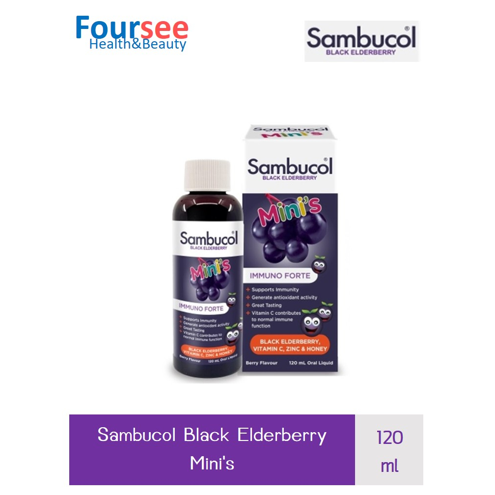 Sambucol Black Elderberry Mini's /120ml