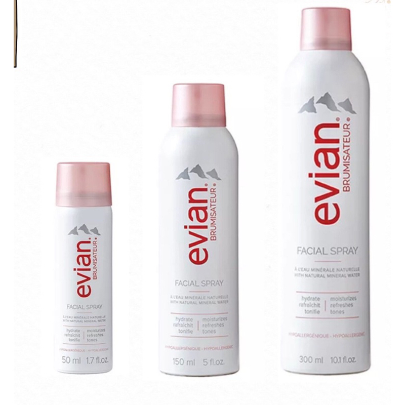! แท้ 💯% สเปรย์น้ำแร่ Evian น้ำแร่อีเวียงรุ่นใหม่