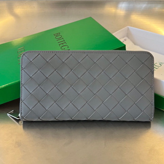 พรี​ ราคา5600 Bottega veneta 593217 หนังวัว กระเป๋าสตางค์ เหรียญ กระเป๋า​บัตร19x10x2cm