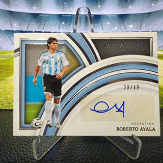 AYALA การ์ดฟุตบอล ลายเซ็นต์ 39/49 PANINI IMMACULATE 2022-23