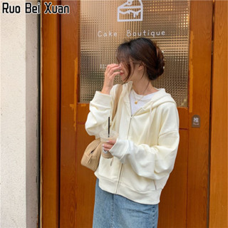 Ruo Bei Xuan เสื้อสเวตเตอร์ให้นมใหม่สำหรับผู้หญิง เสื้อแจ็คเก็ตลำลองขนาดใหญ่