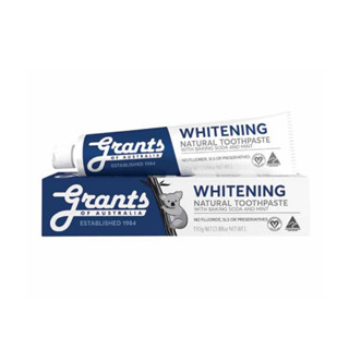 Grants Whitening With Baking Soda แกรนท์ ออฟ ออสเตรเลีย ไวท์เทนนิ่ง เบกกิ้งโซดา ยาสีฟันสูตรฟันขาว 110g.