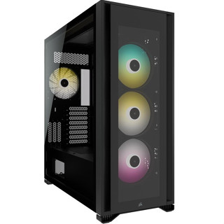 CORSAIR iCUE 7000X RGB Tempered Glass Full-Tower ATX PC Case — Black CC-9011226-WW