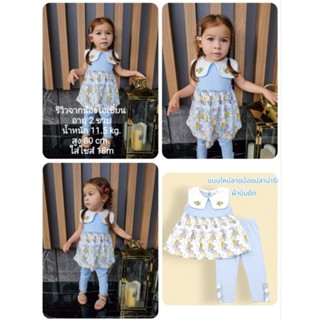 #76🆕งานใหม่ 💕ชุดเด็กผู้หญิงน่ารักงานแบรนด์ พร้อมส่ง💕size 12-18-24 m...3-4-5 y