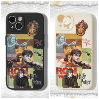 เคสไอโฟนสกีนดำ/ครีม i6-14promax (Case iphone) ฮอกวอตส์ แฮร์รี่พอตเตอร์ (สินค้างานลิขสิทธิ์แท้100% X Harry Potter)