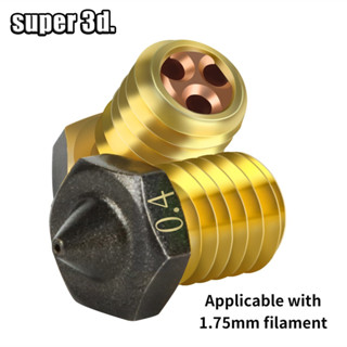 1/2/3pcs E3d V6 PTFE Coated CHT Nozzle Brass 0.2/0.3/0.40.6/0.8/1.0mm High Flow V6 Nozzles for Ender 3 5 CR6 SE