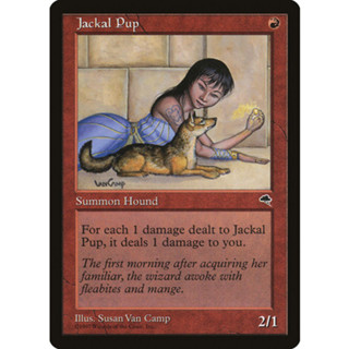 [MTG] Jackal Pup [TSP] [RED] [COMMON] [NORMAL] [ENG] (การ์ดเมจิค / Magic the Gathering)